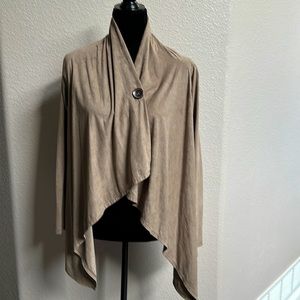 Bobeau Soft Khaki color Jacket/ Top Size Medium
